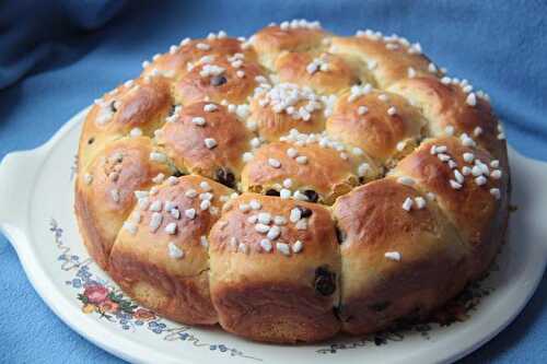 Brioche hyper moelleuse aux pépites de chocolat