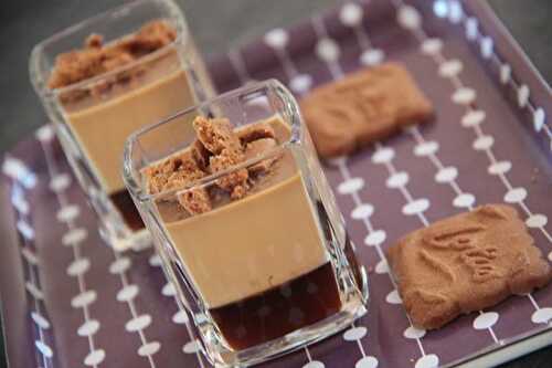 Panna Cotta colombienne, expresso et spéculoos