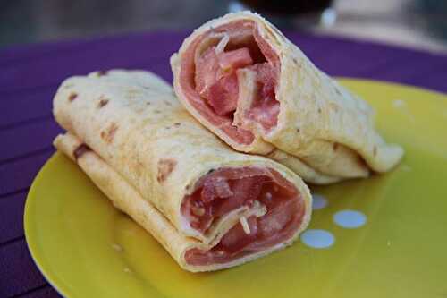 Wrap au saumon fumé
