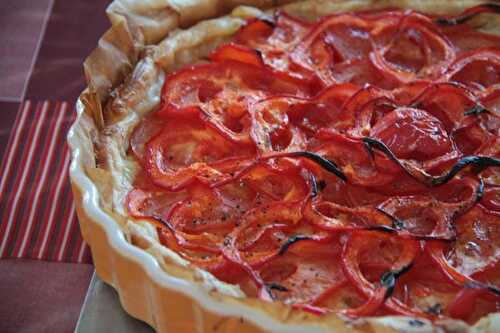 Tarte à la tomate à la provençale (recette Tupp)