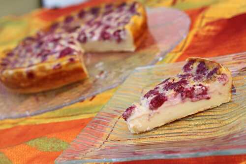 Clafoutis Chocolat blanc Framboises