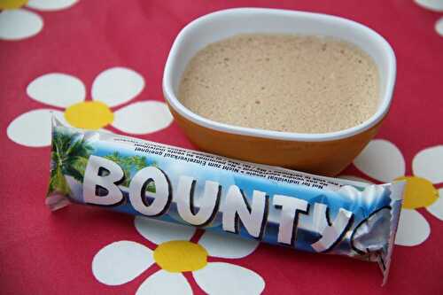 Mousse régressive au Bounty