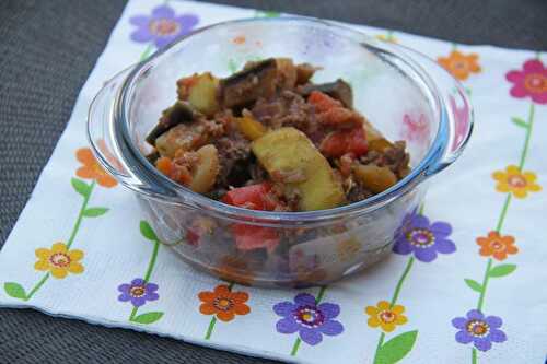 Ratatouille à la viande hachée