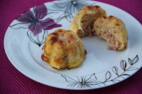 Mini muffins Jambon - Coquillettes (recette Tupperware)