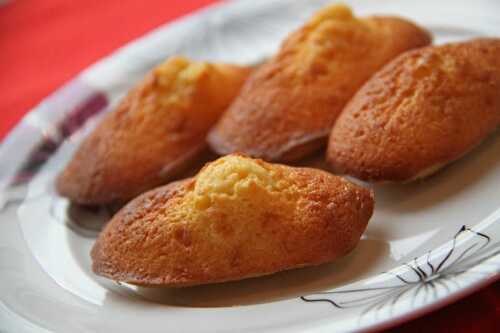 Madeleines à l'orange de Sophie Dudemaine