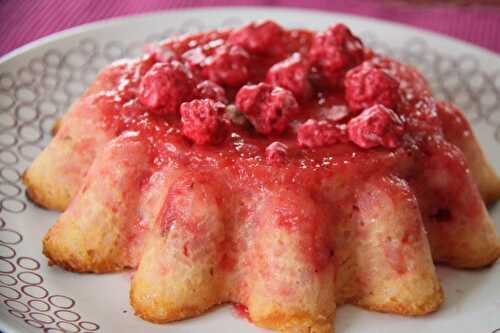 Gâteau de riz gourmand aux pralines roses