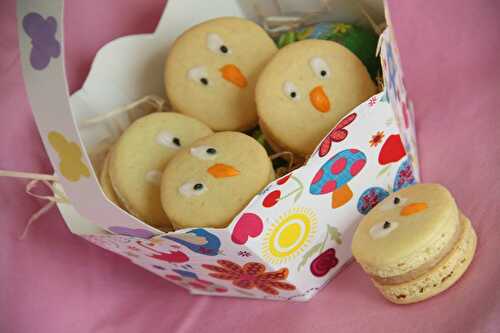 Macarons Poussins pour Pâques