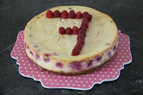 Cheesecake aux framboises