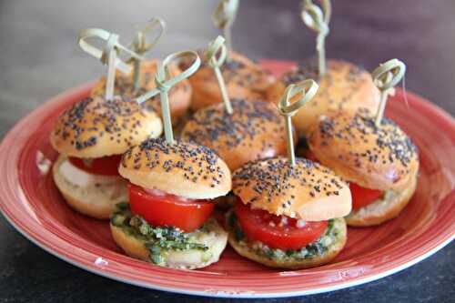 Mini burgers pour l'apéro