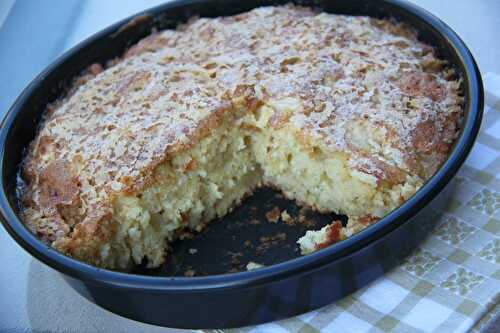 Gâteau aux pommes moelleux et caramélisé (Gâteau Bernadette)