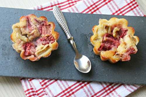 Clafoutis Fraises - Rhubarbe (recette Tupperware)