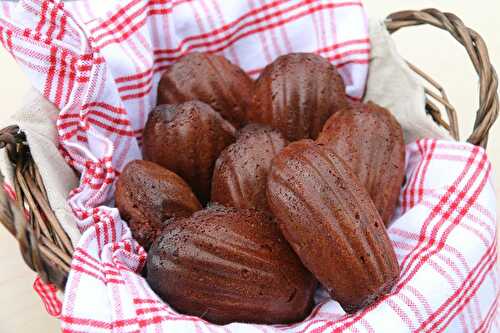 Madeleines au chocolat de Christophe Felder