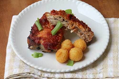 Travers de porc caramélisés au miel et au vinaigre de cidre (recette Tupperware)