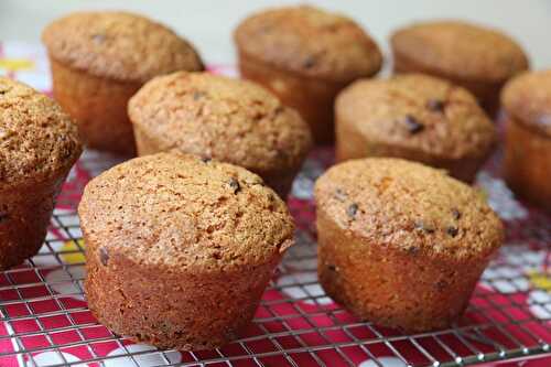 Muffins au yaourt et aux pépites de chocolat