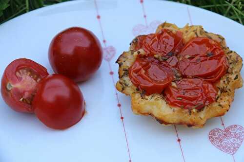 Tatins aux tomates cerises