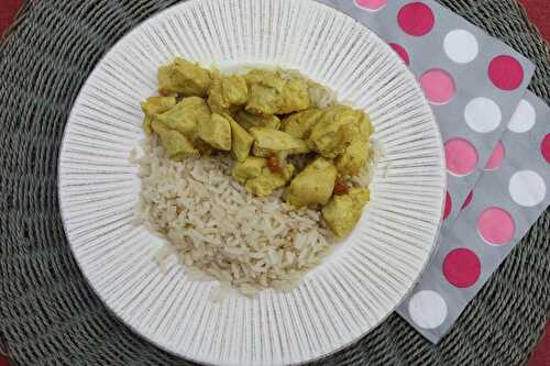 Curry de poulet (au Cookeo)