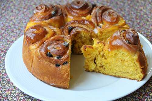 Brioche au potimarron et à la cannelle (au Thermomix ou sans)