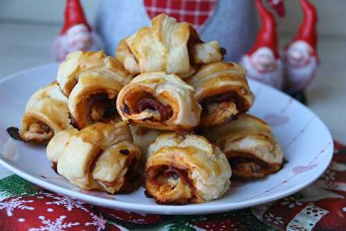 Croissants apéritifs façon pizza