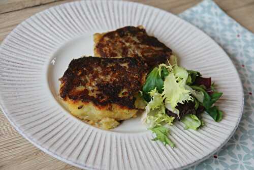 Galettes aux pommes de terre et à la viande hachée