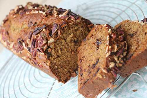 Banana Bread aux Eclats de Chocolat et Croûte de Noix