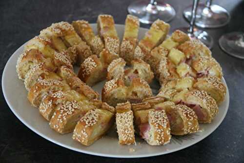 Baguette pour l'apéro œuf - Jambon et Fromage