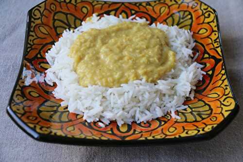 Dhal de lentilles corail (curry sans gluten) au Companion