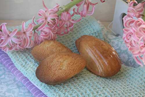 Madeleines à la vanille et aux amandes