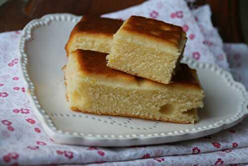 Petits carrés au citron ... trop trop bons !