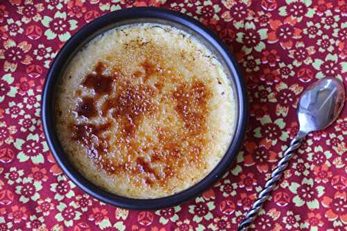 Crème brûlée à la fleur d'oranger