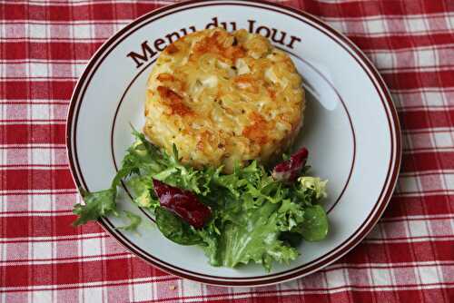 Galettes de coquillettes au saumon fumé