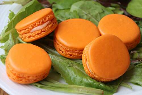 Macarons salés au saumon fumé et à la pomme