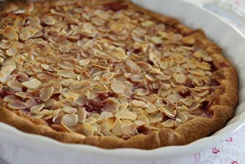 Tarte amandine aux fraises