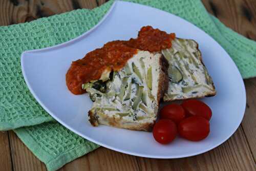 Terrine de courgettes aux herbes