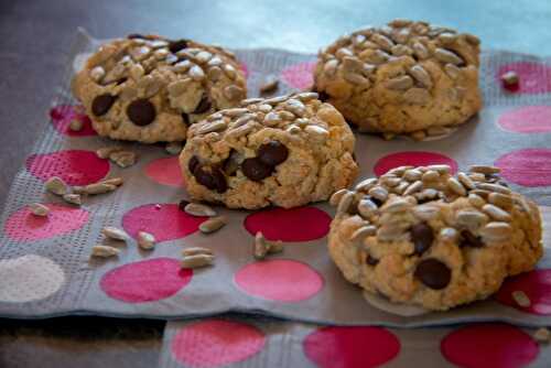 Cookies aux graines de tournesol et au chocolat