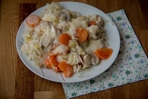 Blanquette de volaille express et légères (au Cookeo)