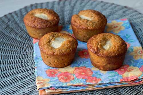 Muffins aux pommes râpées et aux flocons d'avoine