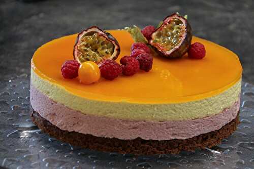 Entremet Chocolat / Framboises / Passion