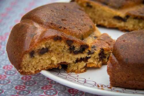 Blondies vanille et pépites de chocolat