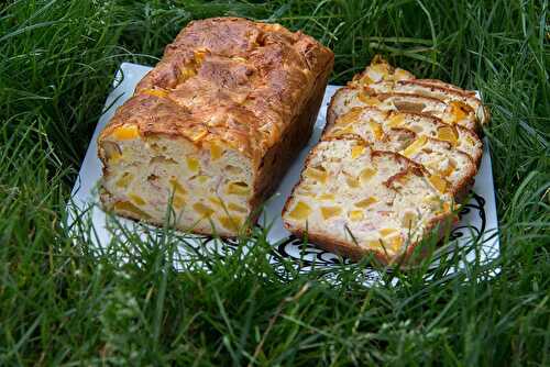 Cake salé jambon, gruyère et courgettes