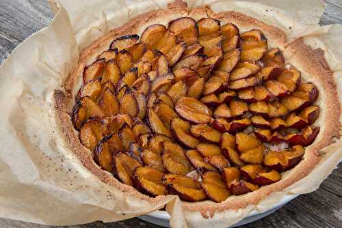 Tarte sablée aux quetsches (prunes) ou mirabelles