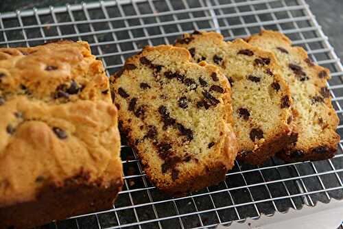 Cake aux pépites de chocolat, vraiment extra