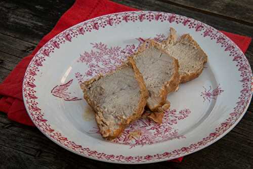 Rôti de porc 4 épices moutarde et miel balsamique (au Cookeo)