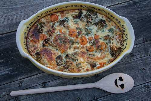 Gratin de brocolis et carottes (au Thermomix ou sans)