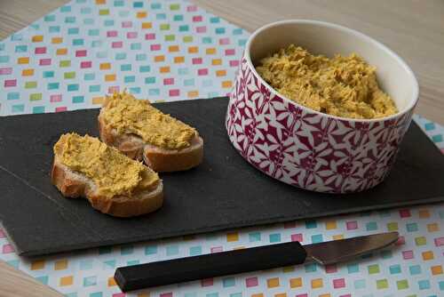 Rillettes de poulet au curry