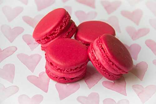 Macarons aux fraises Tagada