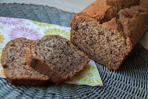 Cake aux bananes et aux noix