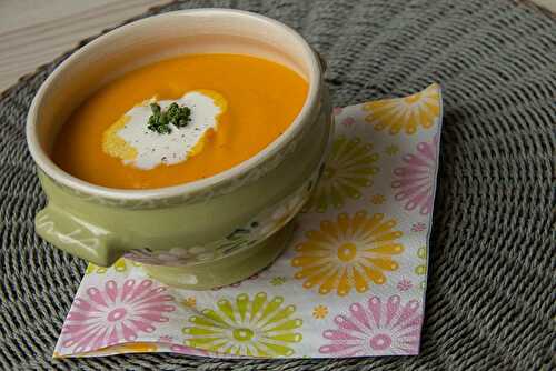 Crème de carottes (au Thermomix ou sans)