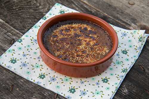 Crème brûlée au chocolat