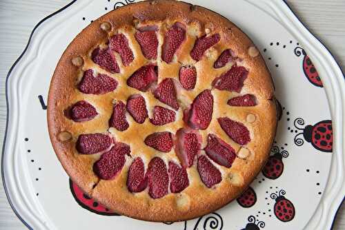 Tarte sans croute aux fraises et citron