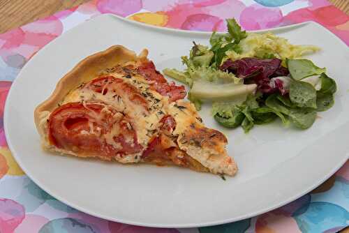 Tarte à la tomate et au mascarpone